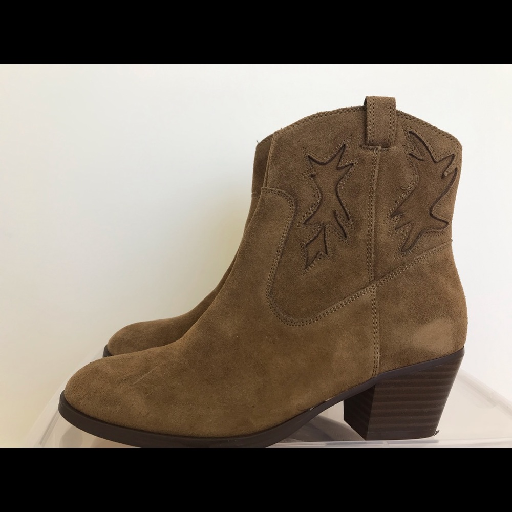 Suede booties